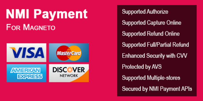 NMI Payment Direct Post - Magento 2 - Cover Image