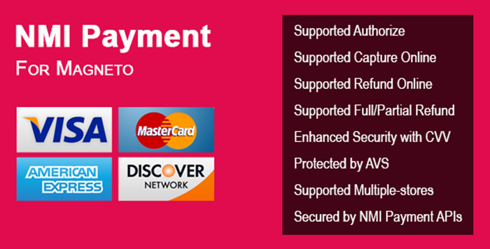 NMI Payment Direct Post - Magento 2 - Cover Image