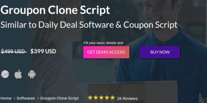 Groupon Clone Script | Best Daily Deal Software - Logicpsice - Cover Image