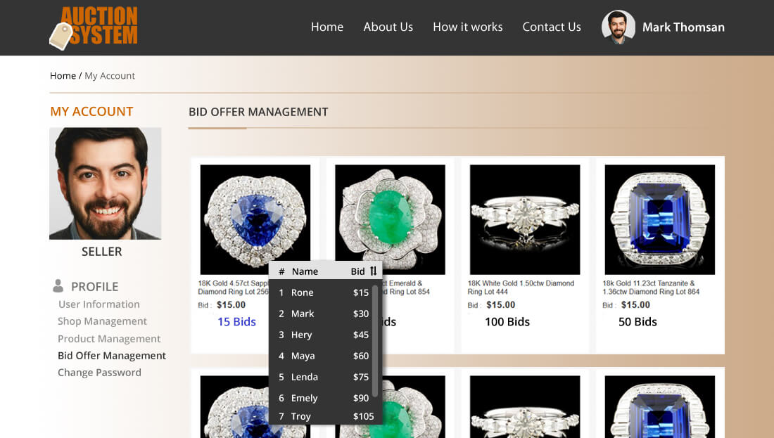 Auction System Script - Logicspice - Cover Image