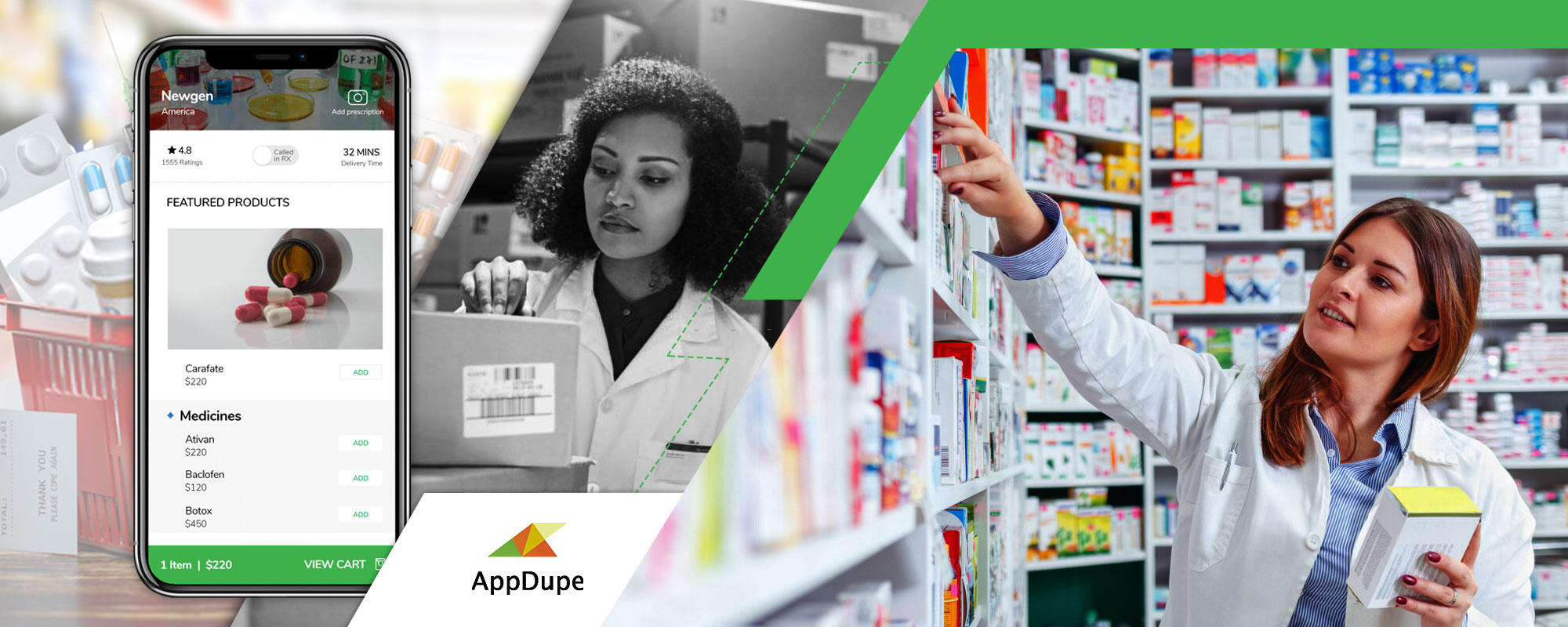 Uber For Pharmacy Delivery App - Cover Image