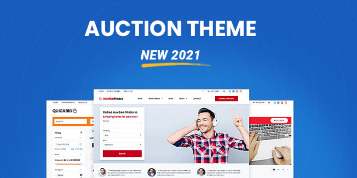 Auction Theme: Start your own auction website today.  (New 2022)  - Download Now! - Cover Image