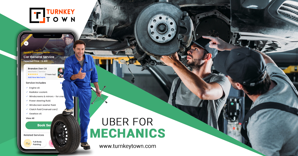 Uber for mechanics services App - Cover Image