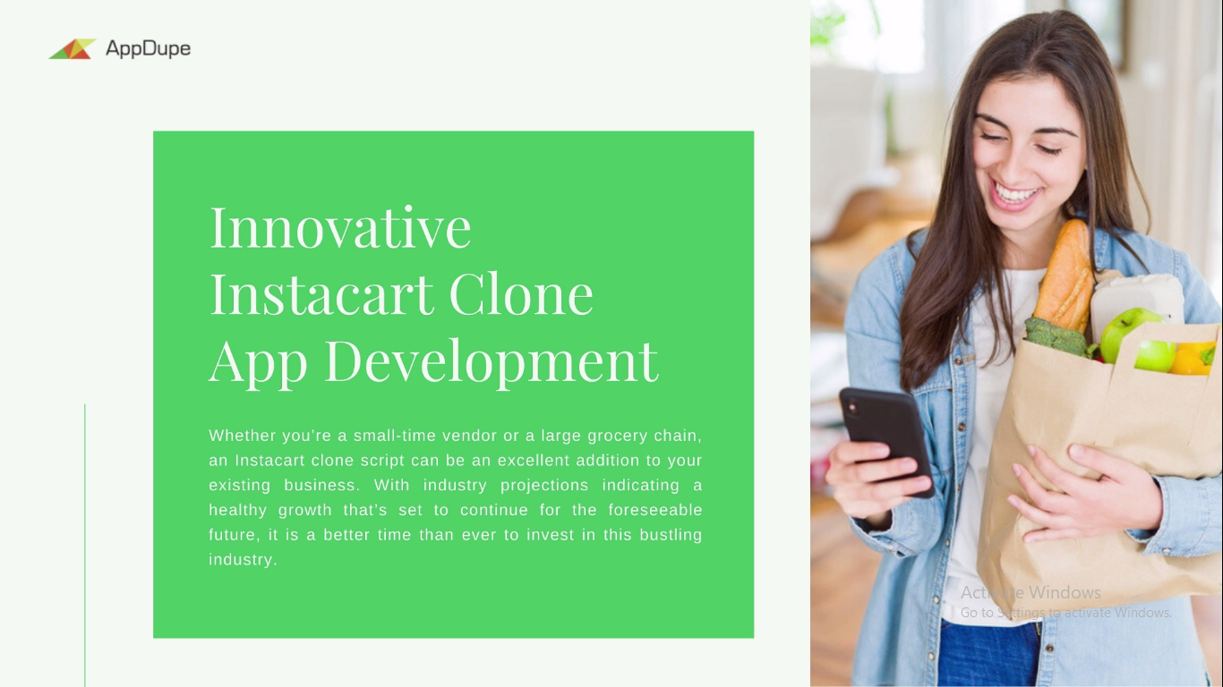 Launch A Top-Notch Grocery Industry With Instacart Clone - Cover Image