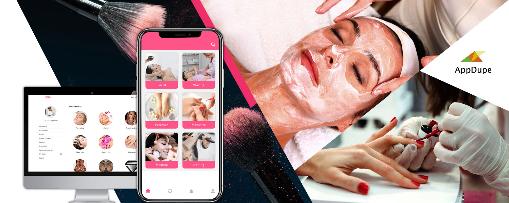 On-demand Beauty Service App - Cover Image