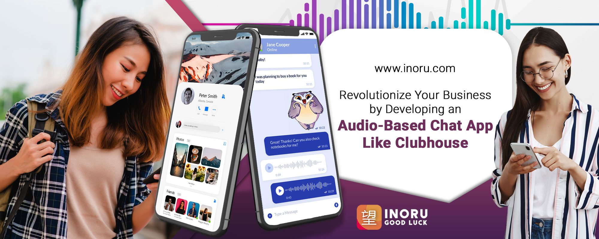 Surge your business among the social networking sites by developing an audio-chat app like Clubhouse - Cover Image