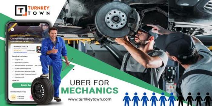 Launch an exemplary Uber for mechanic app for a remunerative business - Cover Image