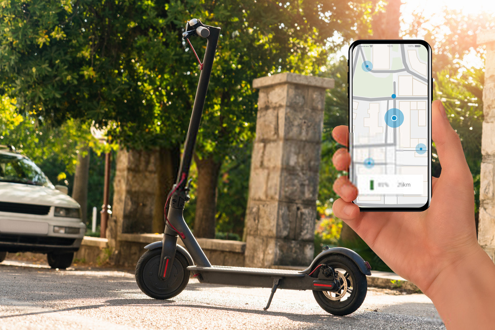 E-scooter app development - Cover Image