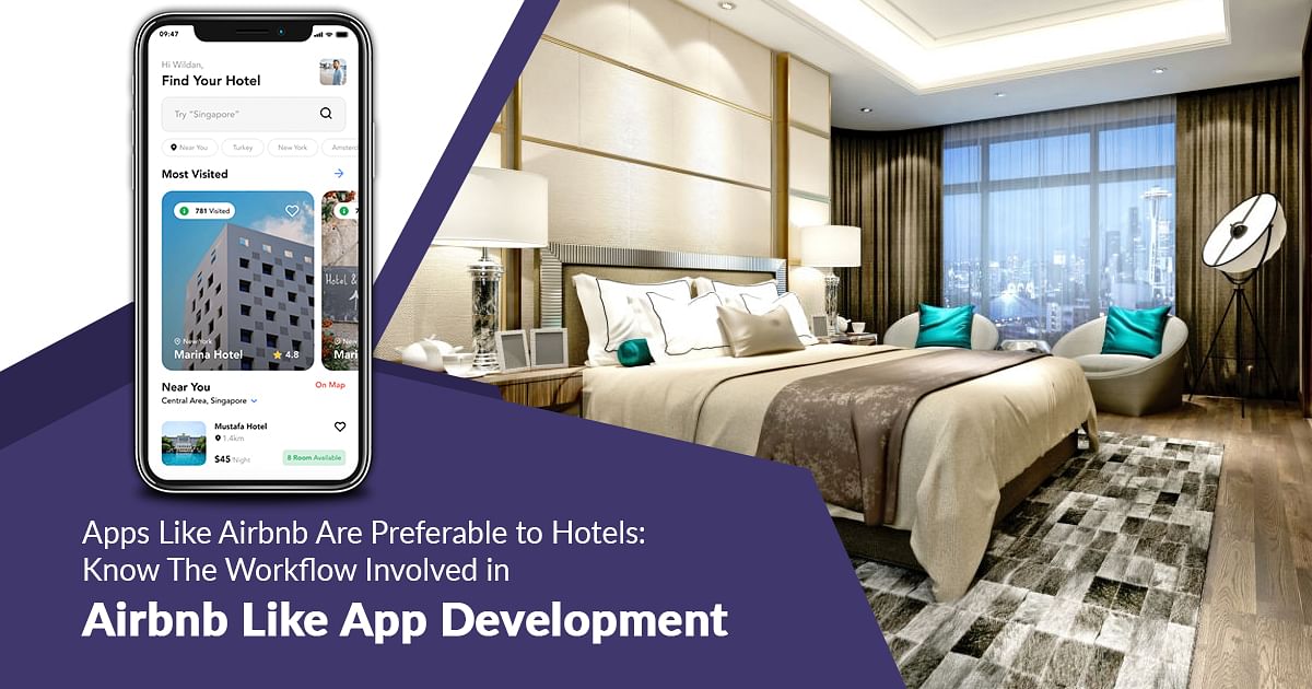 Airbnb clone app development - Cover Image
