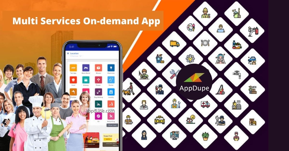 Multi Services On-demand App - Cover Image