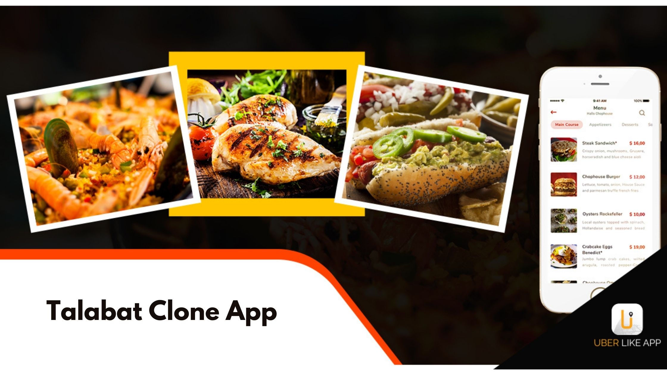 Talabat Clone - 100% Customizable Food Delivery Clone App - Cover Image