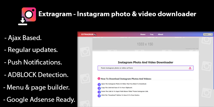 Extragram - Instagram Photo &amp - Cover Image