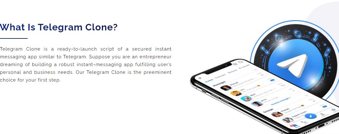 Telegram Clone App - Cover Image