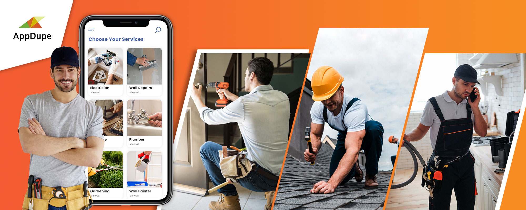Uber For Handyman Services App - Cover Image