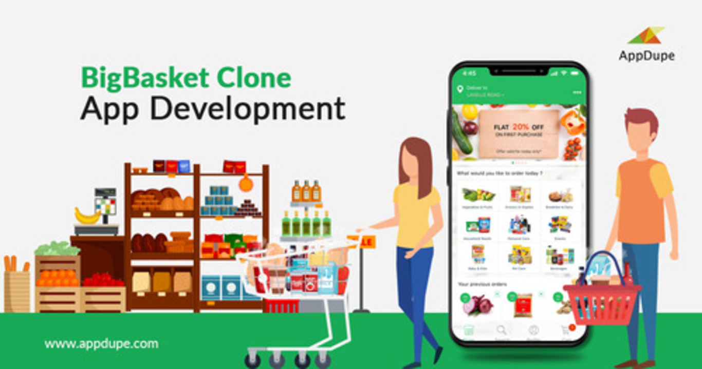 BigBasket Clone App Development - Cover Image