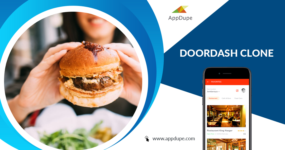 Be The King Of Food delivery Business By Launching The DoorDash Clone - Cover Image
