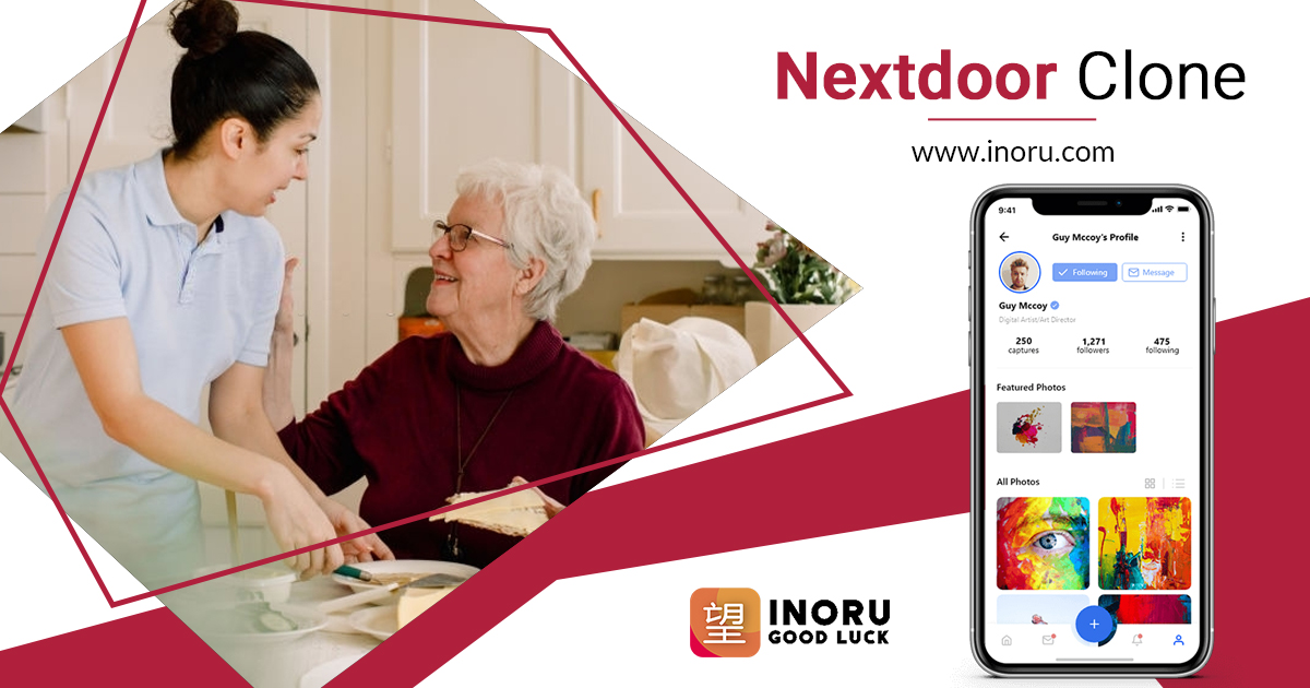 Nextdoor Clone App Development - Inoru - Cover Image
