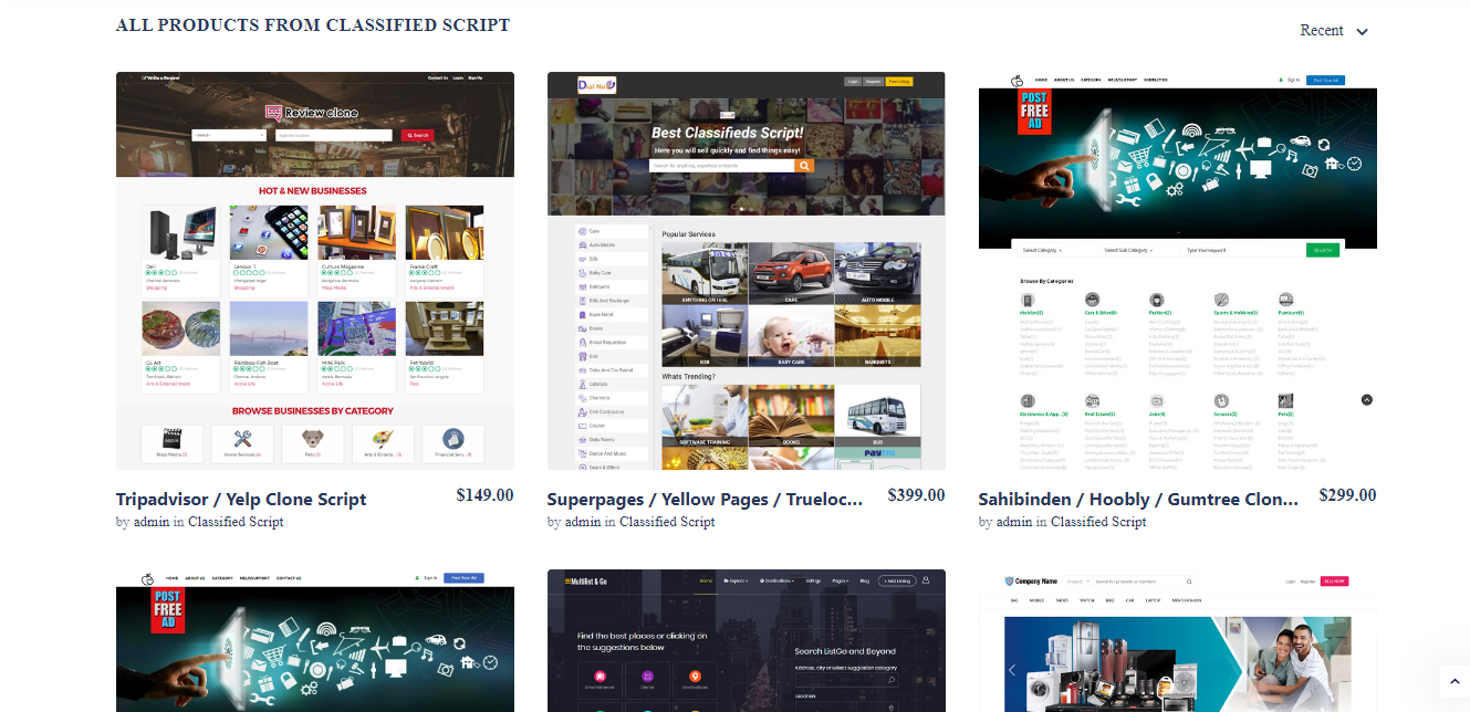 Advanced php Classified Script - Cover Image