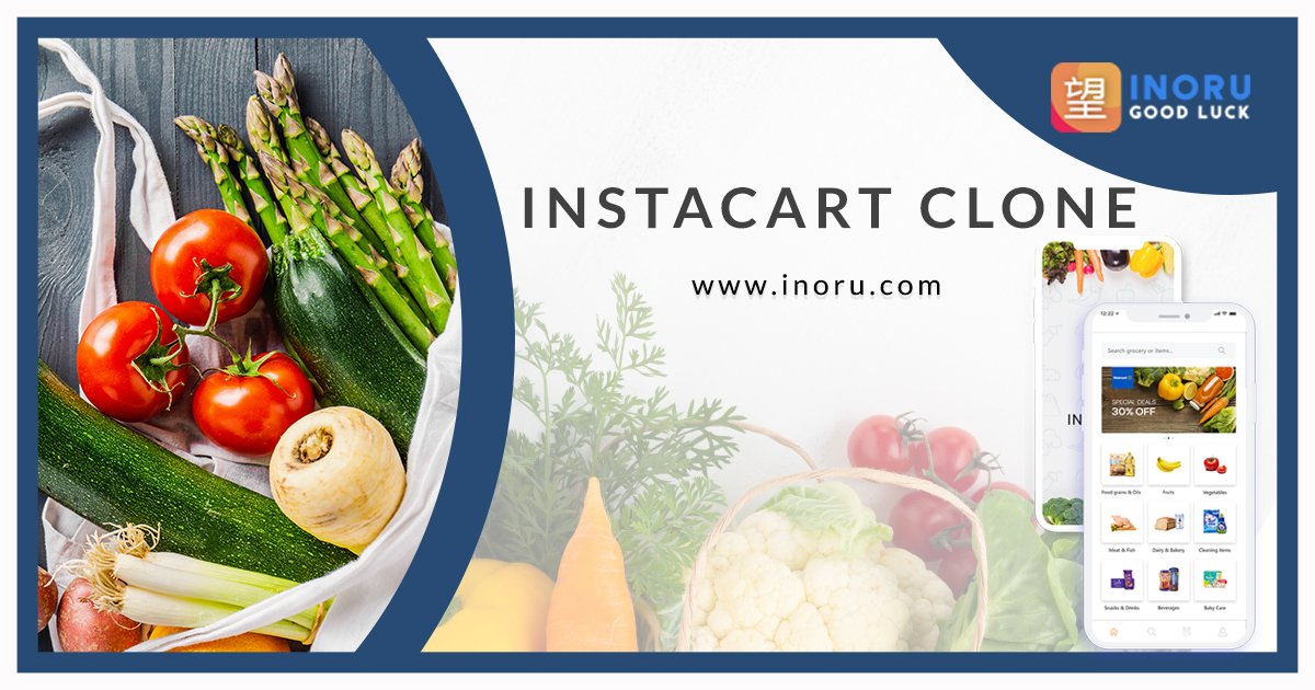 Invest In A Highly Profitable Grocery Delivery With InoruÃ¢ÂÂs App Like Instacart! - Cover Image