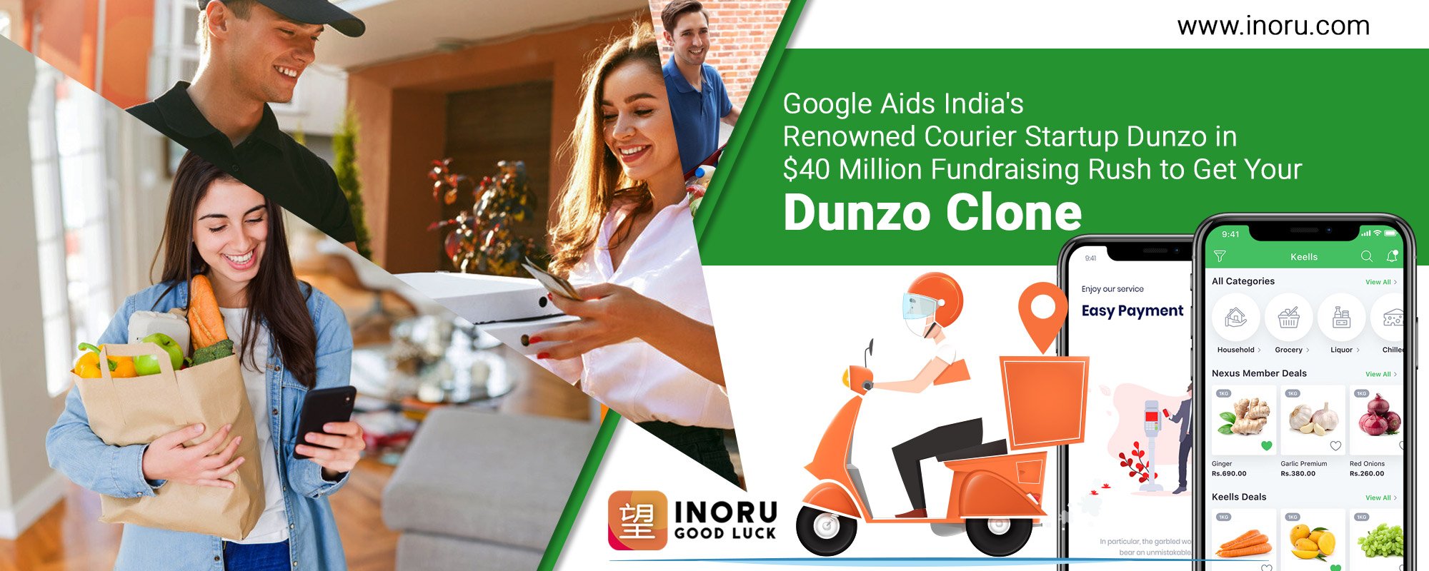 Dunzo Clone - A Robust All In One Multi Delivery Service App! - Cover Image