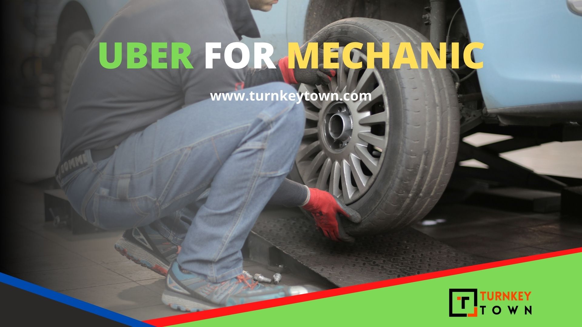 Experienced Personnel Using Uber For Car Repair Service App - Cover Image