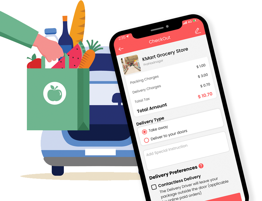 Wadi Clone: On-demand Grocery Delivery App - Cover Image