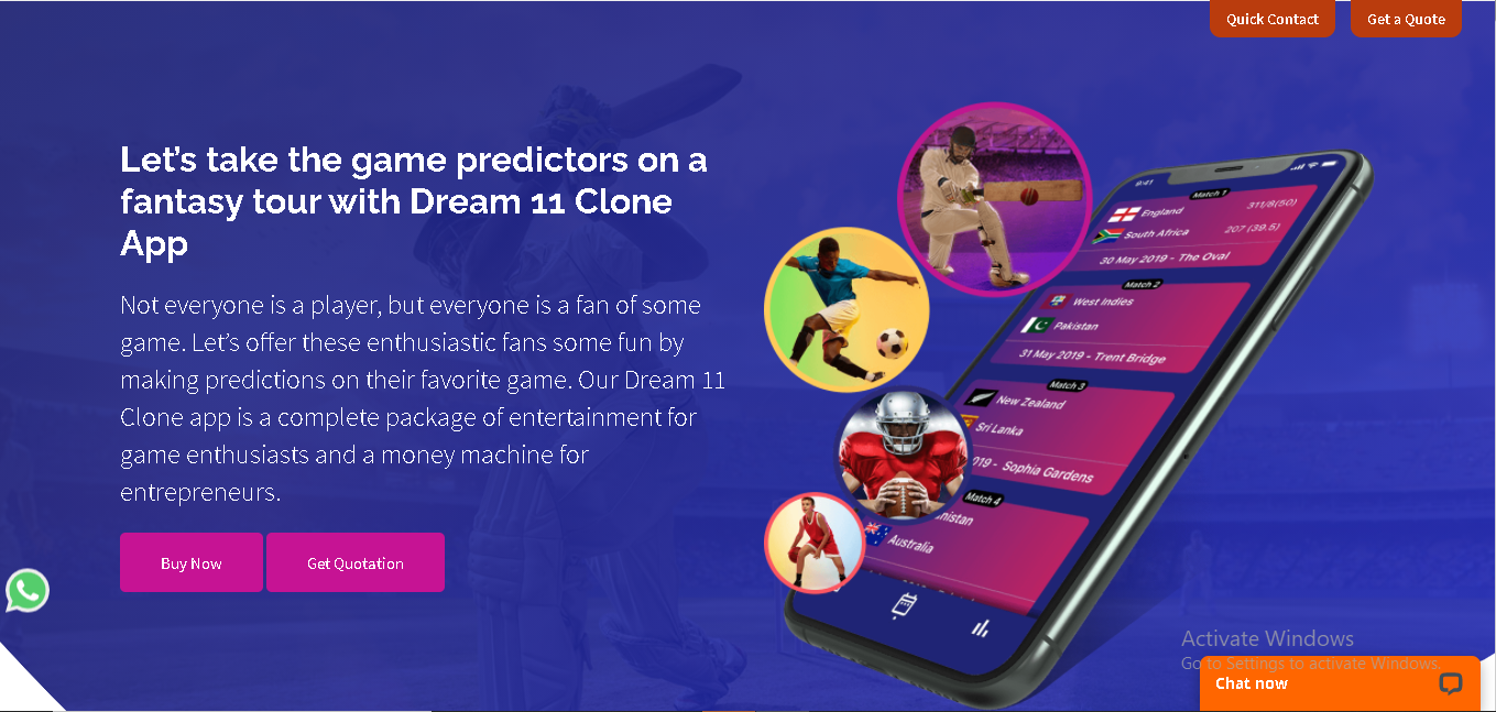 Dream11 Clone Script - Cover Image