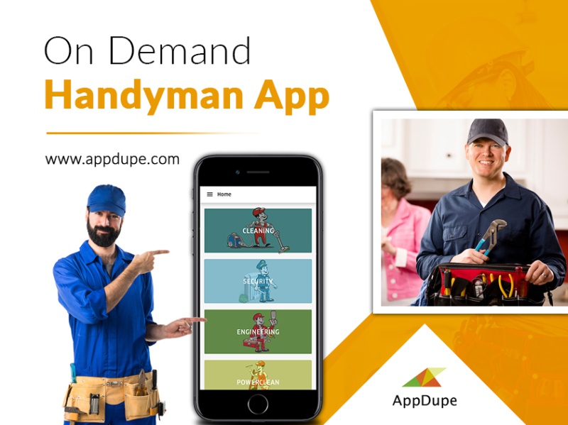 On-demand handyman service app - Cover Image
