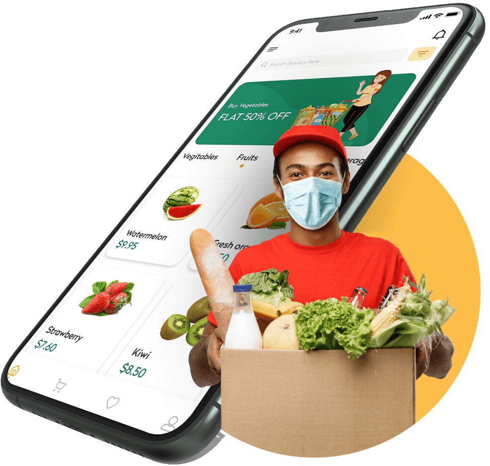 Instacart Clone | Launch a Grocery Delivery App Like Instacart! - Cover Image