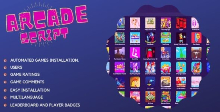 Arcade Site Script - Cover Image