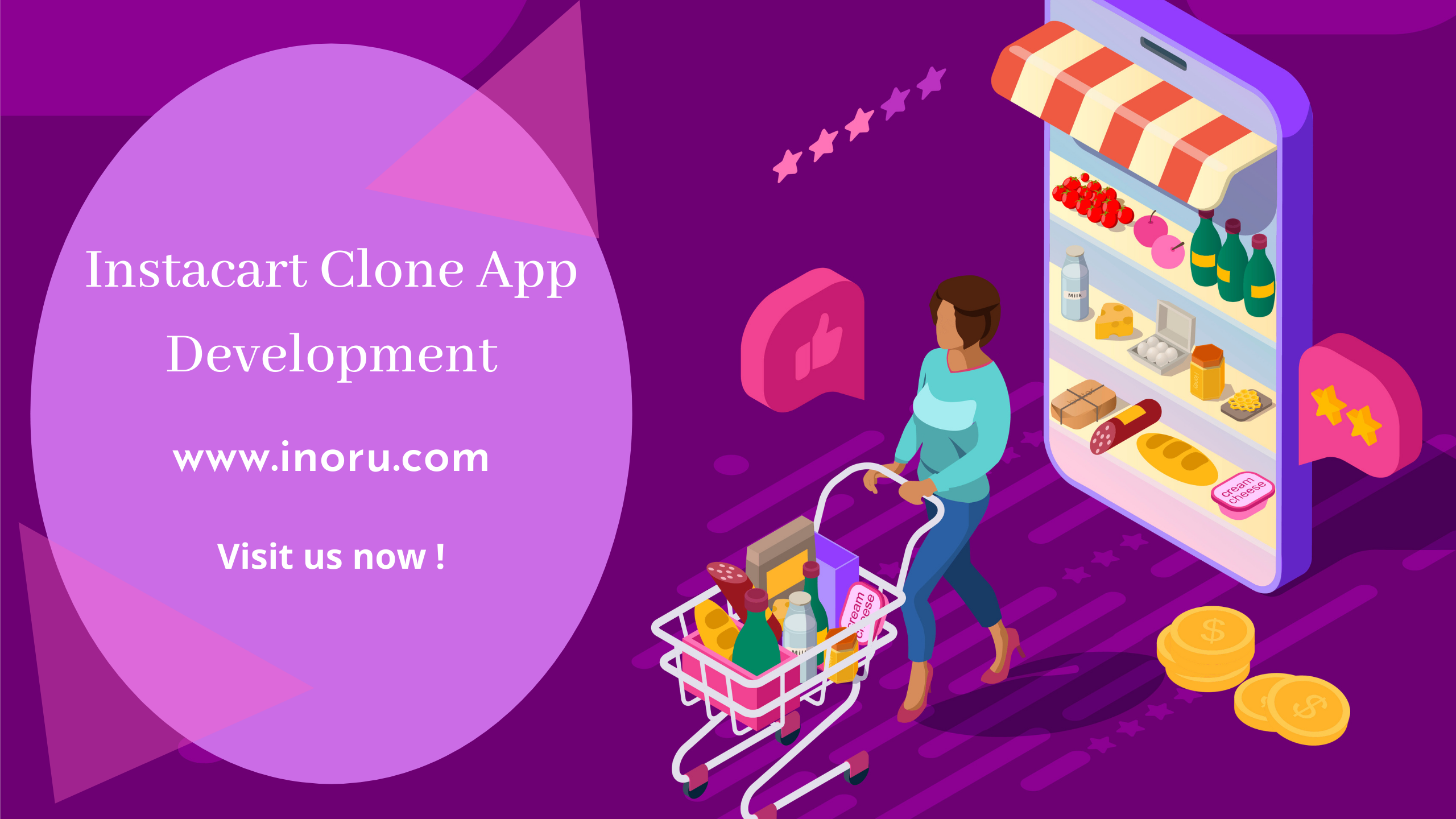 Instacart Clone - A Growing Online Grocery Delivery Platform! - Cover Image