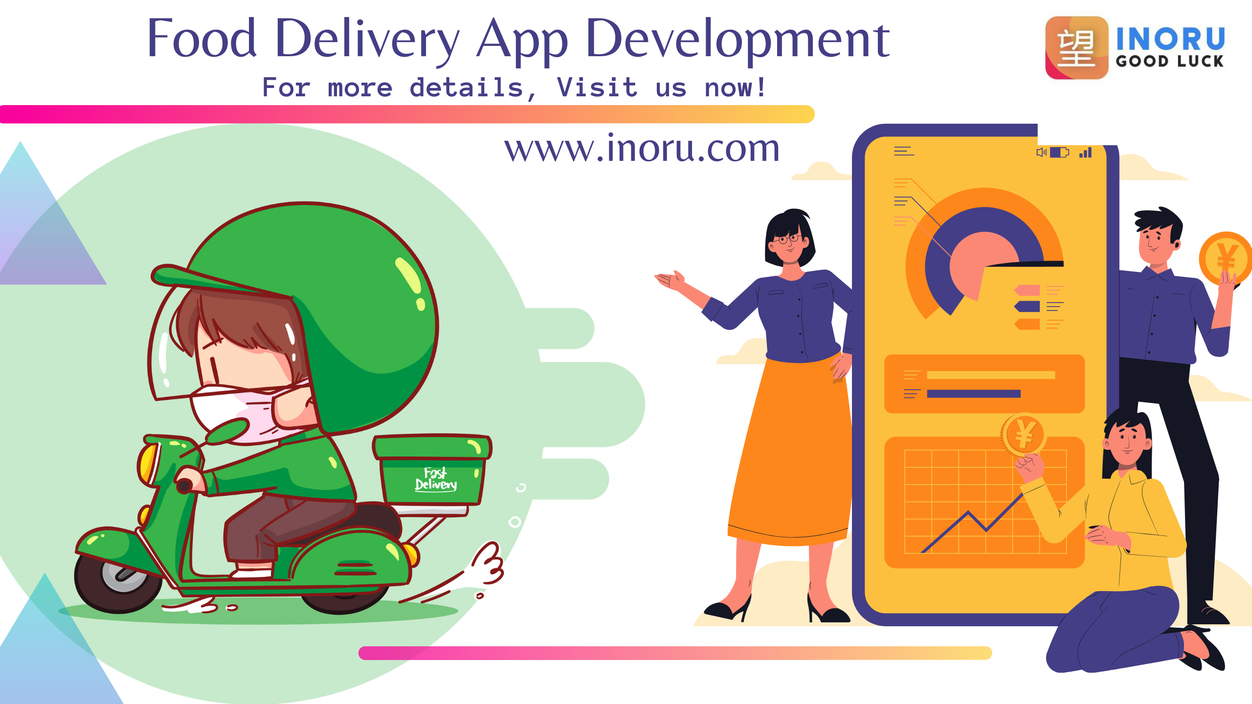 The Courier Delivery App from Inoru will help you grow your courier business. - Cover Image