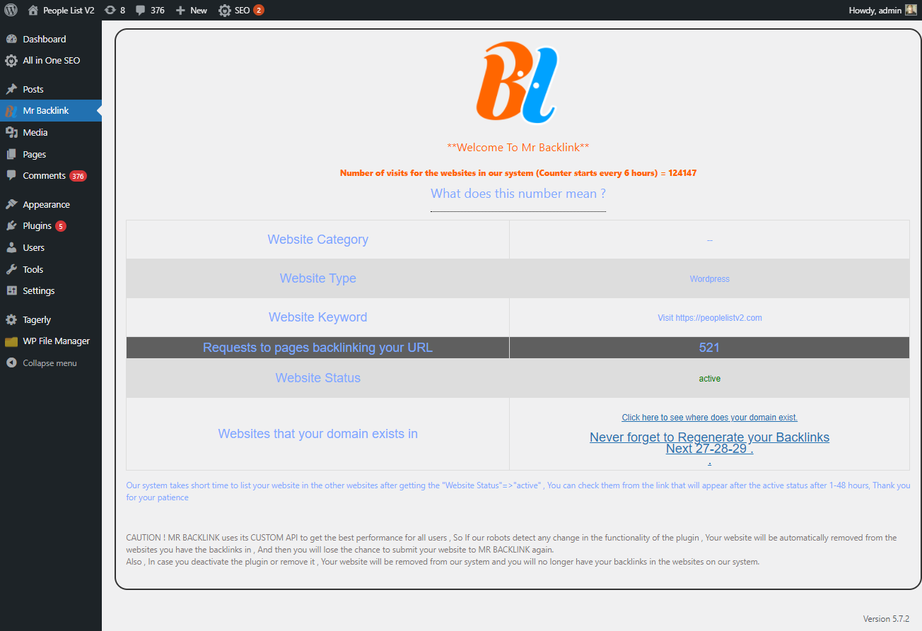 Mr Backlink - Cover Image