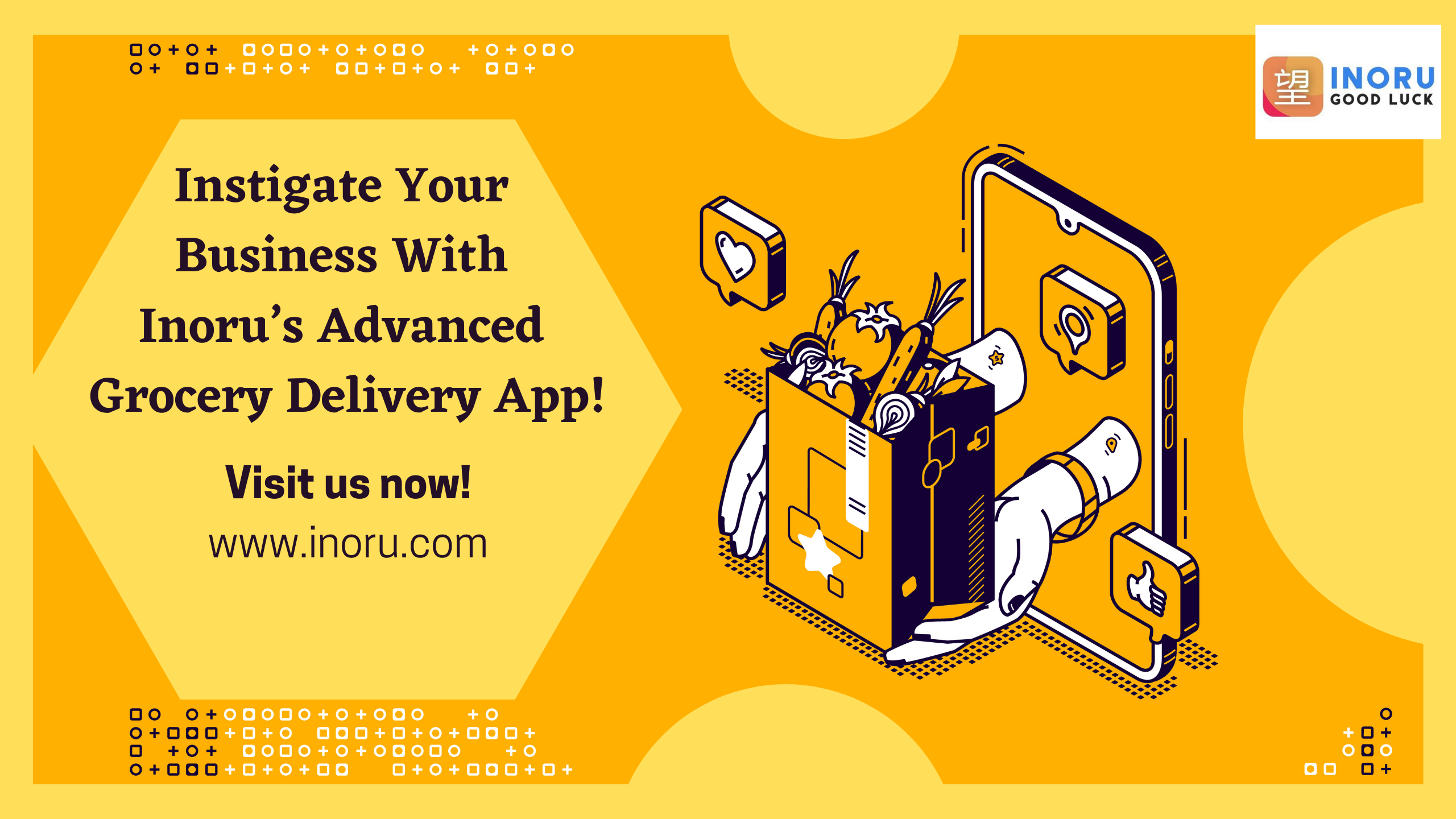 You can increase your company's profitability using Inoru's Grocery Delivery App! - Cover Image