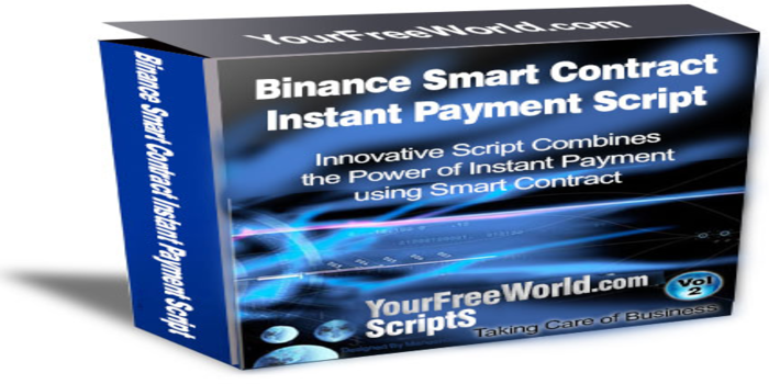 Binance Smart Contract Instant Payment Script - Cover Image