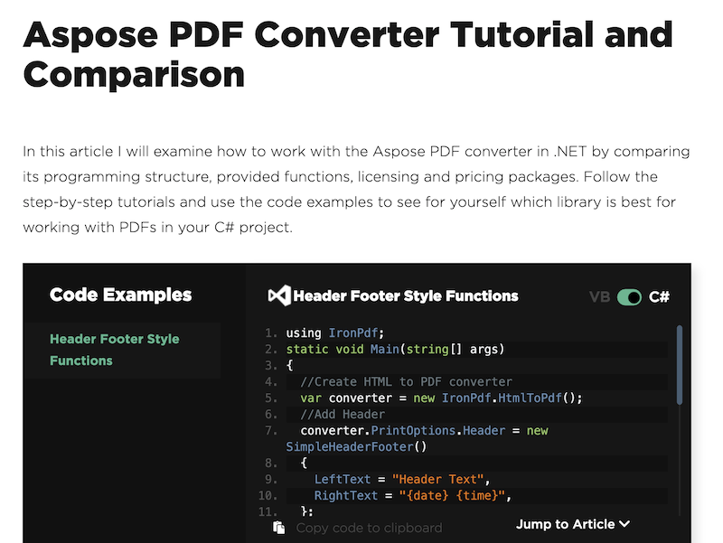Aspose PDF Converter Tutorial - Cover Image