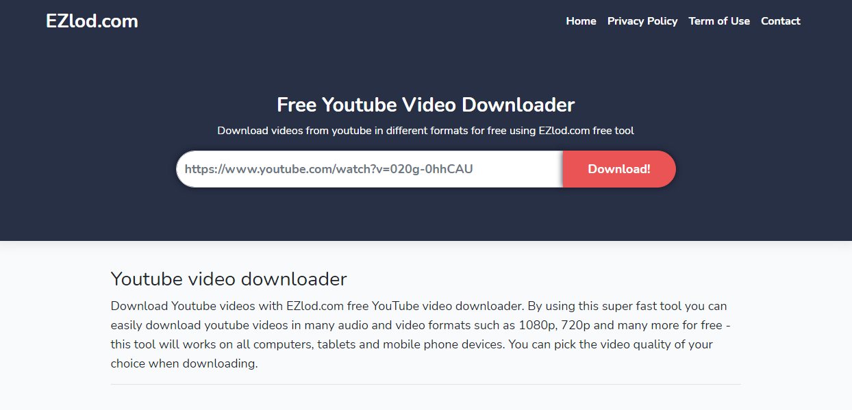 Youtube video downloader - Cover Image