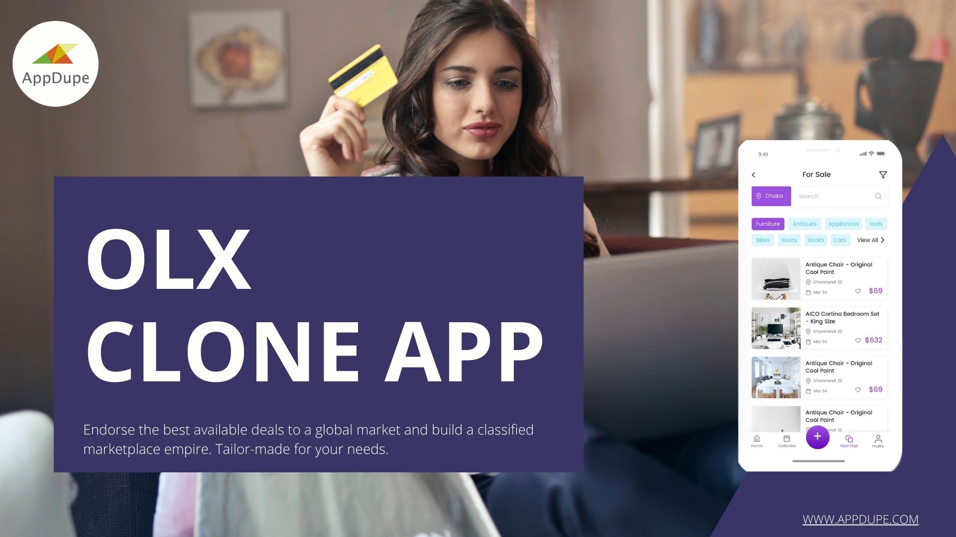 OLX Clone- Initiate Your Online Marketplace With A Robust App - Cover Image