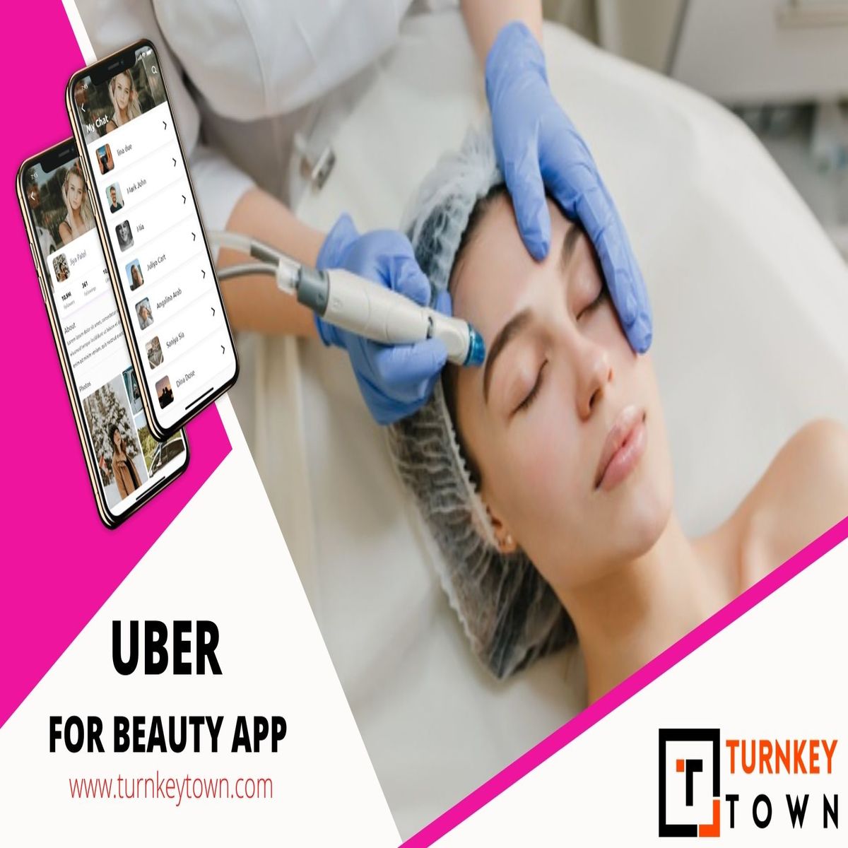 On-demand Beautician App - Cover Image