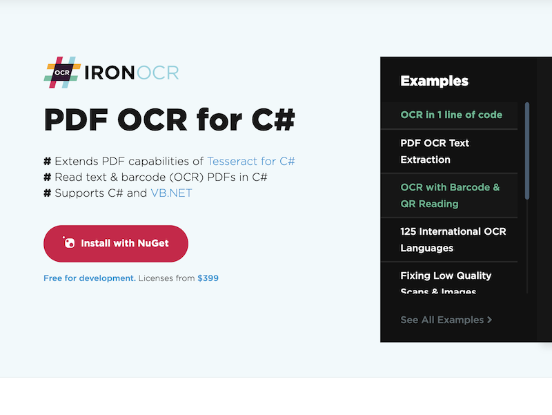 PDF OCR for Csharp Development team - Cover Image