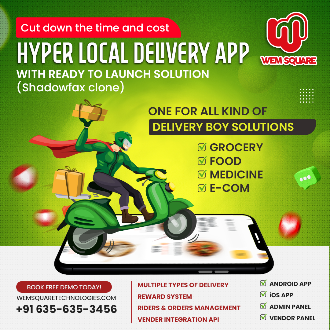 Hyperlocal Delivery App - Cover Image