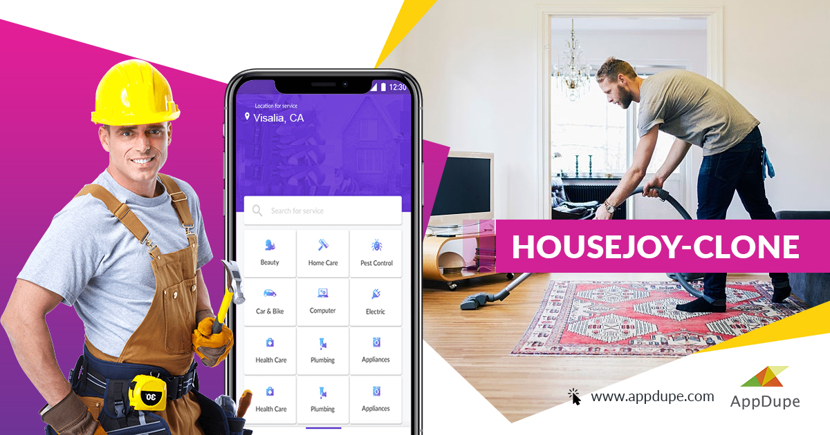 HouseJoy Clone - A Top-notch Home Services App With Well-developed Features - Cover Image