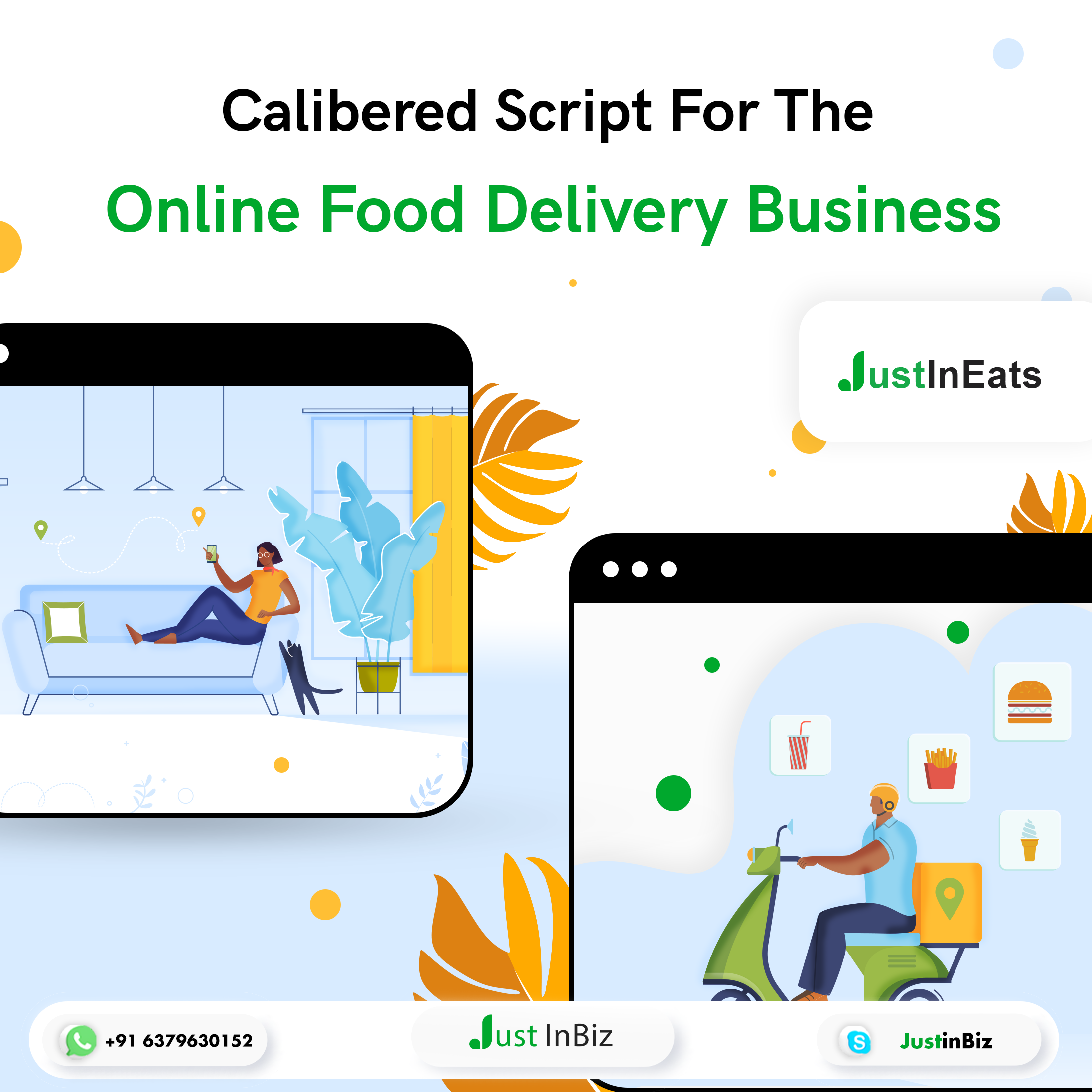 JustInEats - UberEats Clone Script - Cover Image