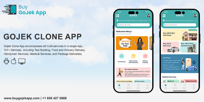 Gojek Clone One-stop Solution To Launch 70+ On-Demand MultiServices - Cover Image