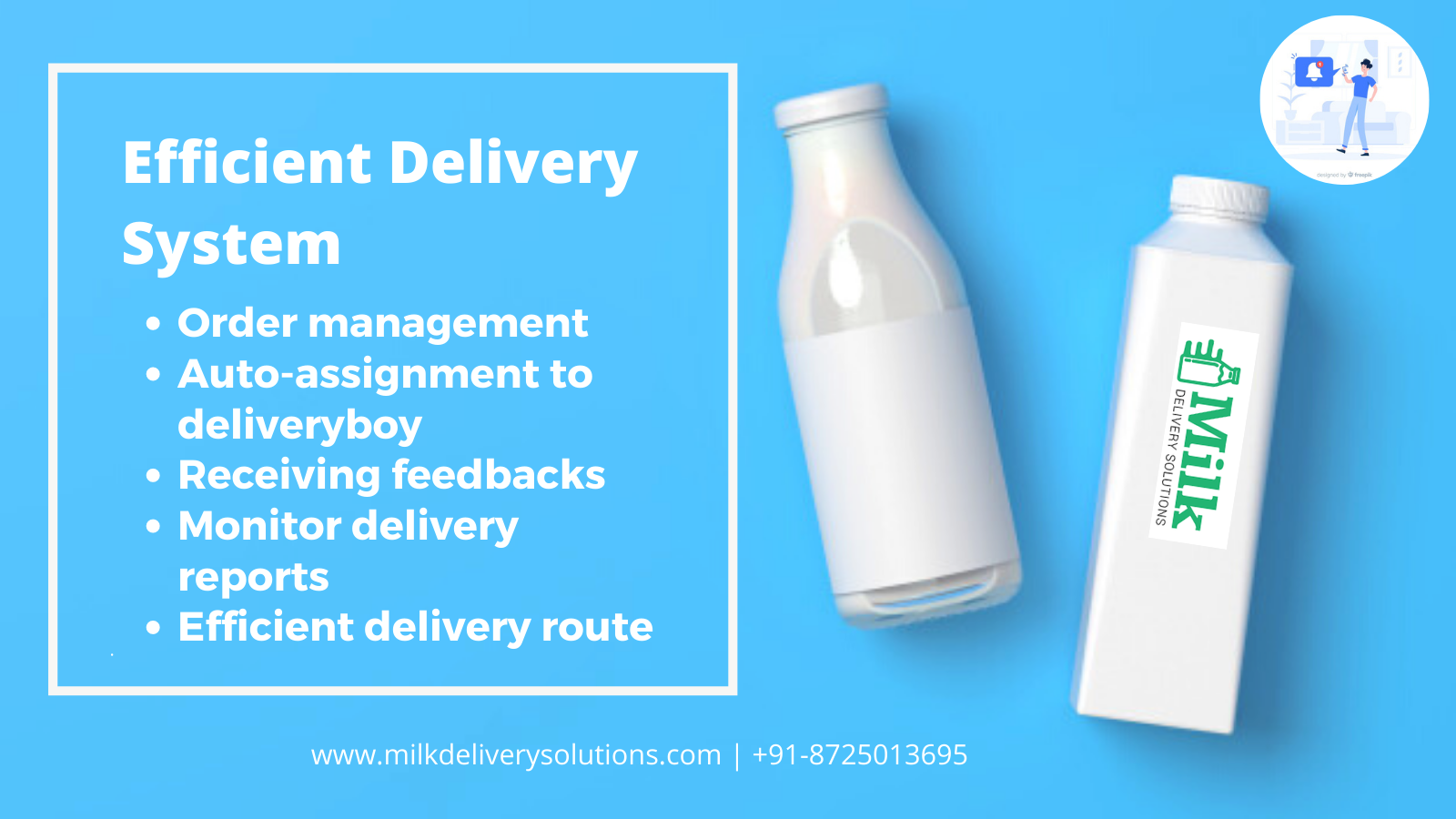 Milk online delivery app services - Cover Image