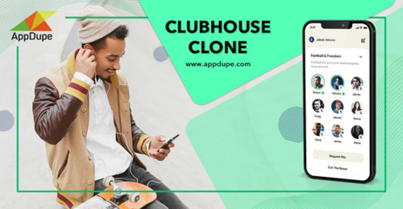 Clubhouse Clone App - Cover Image