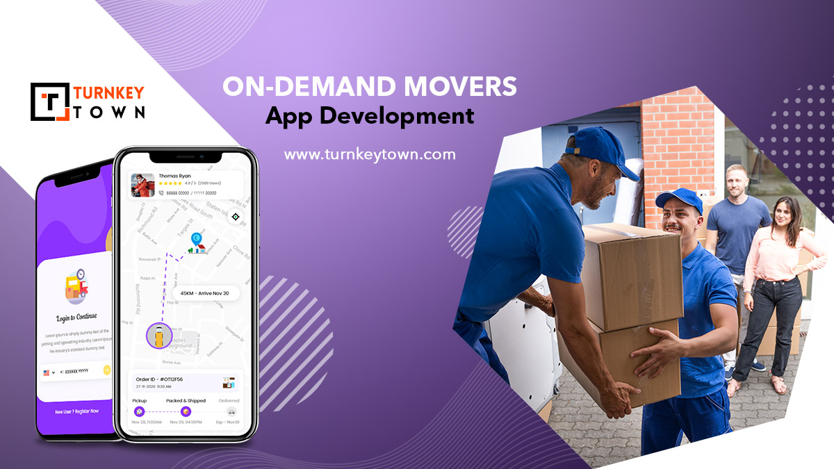 On-demand Movers And Packers App Development - Cover Image
