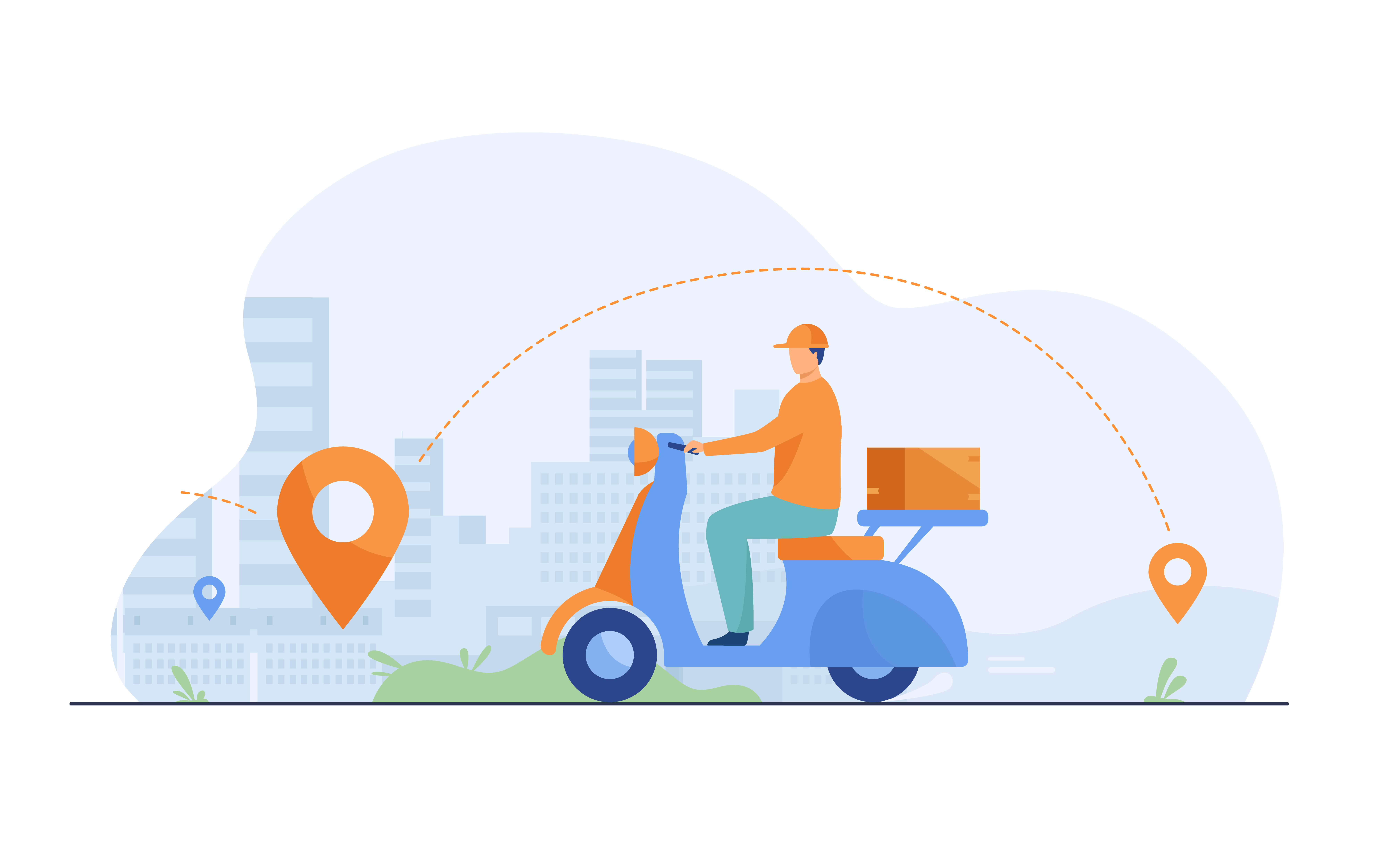 Glovo clone app may help you grow your business by providing an all-in-one delivery app solution. - Cover Image