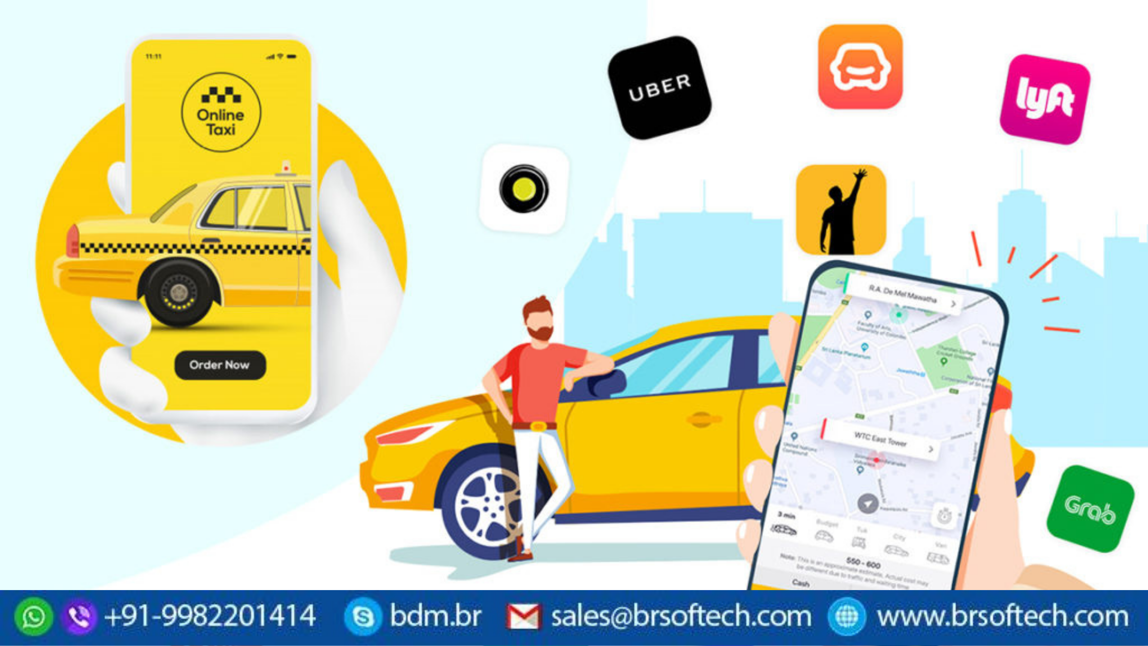 Start Your Online Ride Sharing Business With Uber App Clone - Cover Image
