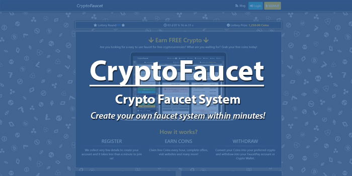 CryptoFaucet - Ultimate Multi Faucet System - Cover Image